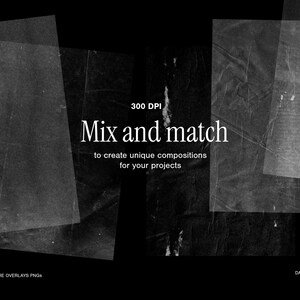 Texture Overlay PNG Pack, Plastic Paper, Canva friendly image 7
