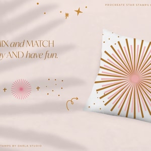 50 Star Stamps Brush Set for Procreate (digital Brushes) - Etsy