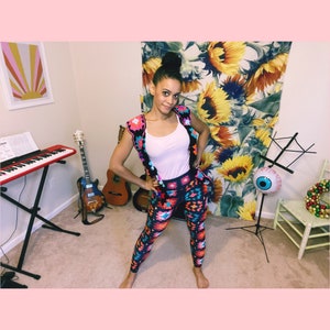 Granny Square Yoga Leggings