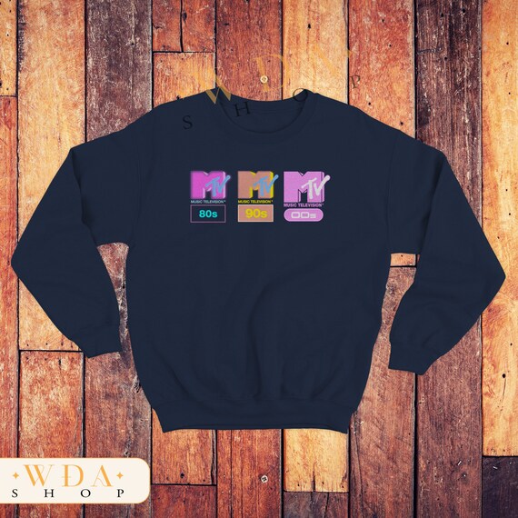 MTV 80s 90s 00s Era Sweatshirt Vintage 