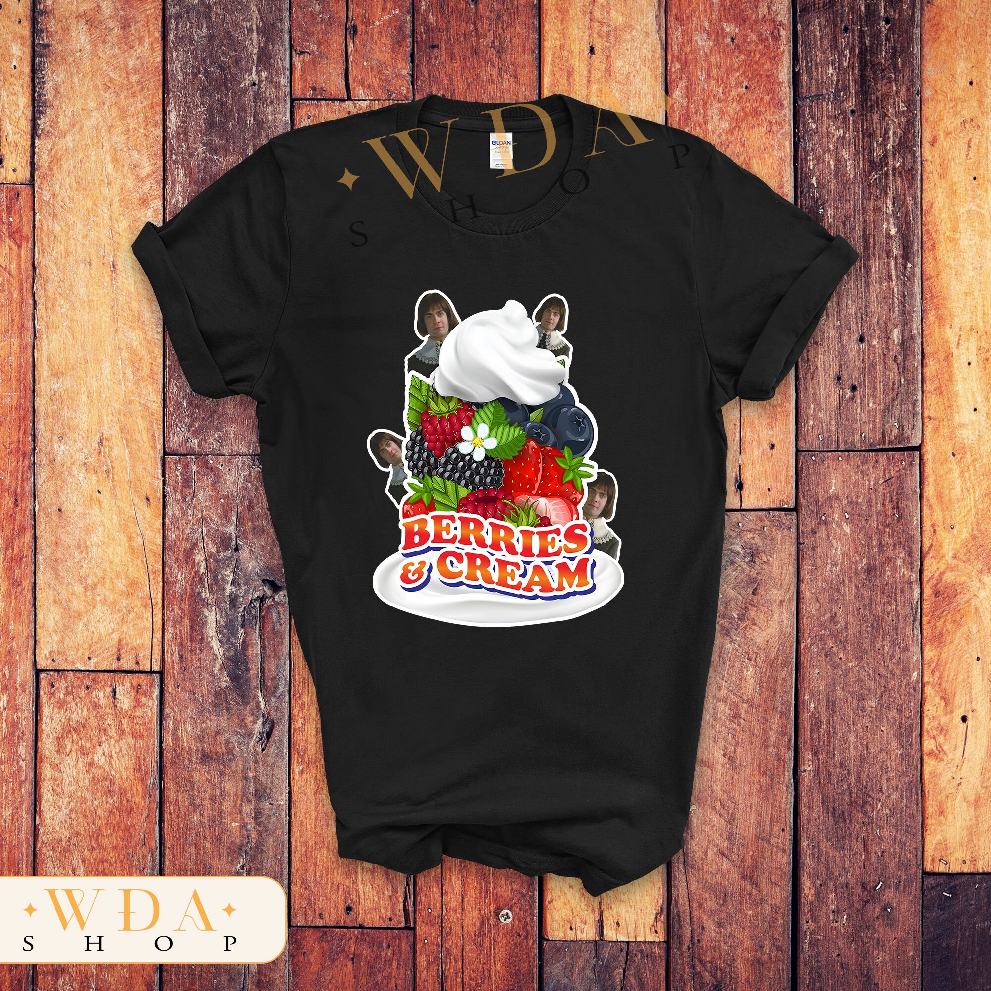 Cream Little Lad T-shirt Berries 