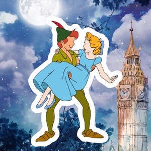 Disney inspirierte Magnete / Schneewittchen / Pocahontas und John Smith / Woody und Bo Peep / Tinkerbell / Feen / Peter und Wendy /