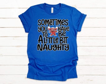 Stitch inspired tee/ Disney tee/ Disney shirt/ lilo and stitch/ naughty stitch