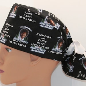 Man That Could Paint  Ponytail Surgical Scrub Cap  2245