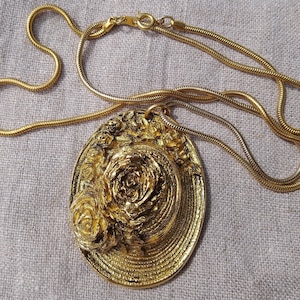 Chantal Thomass - Authentic Vintage Signed French Couture Iconic Hat Pendant