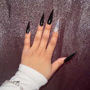 Midnight| Gel Press On Nail Set| THEVVSLAB