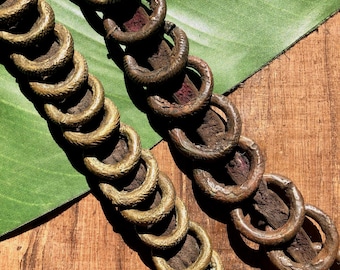 Antique Nigerian Brass Rings - Listing is for 3 Rings