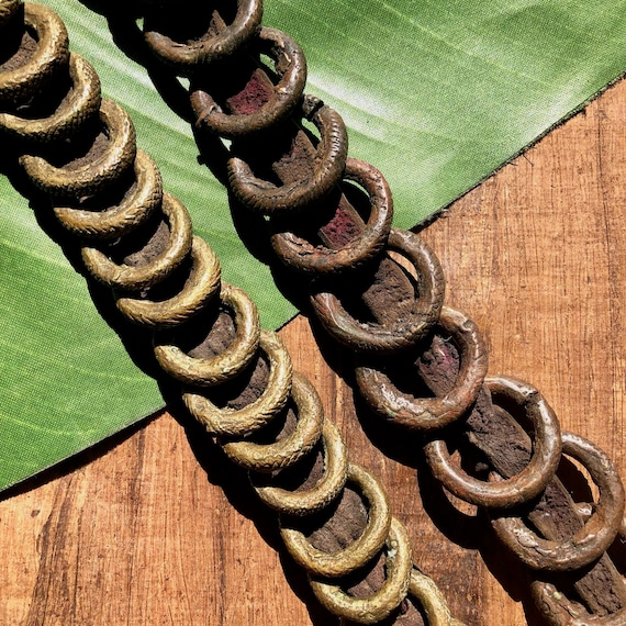 Antique Nigerian Brass Rings - Listing is for 3 Rings