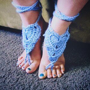 Crochet Barefoot Sandals image 2