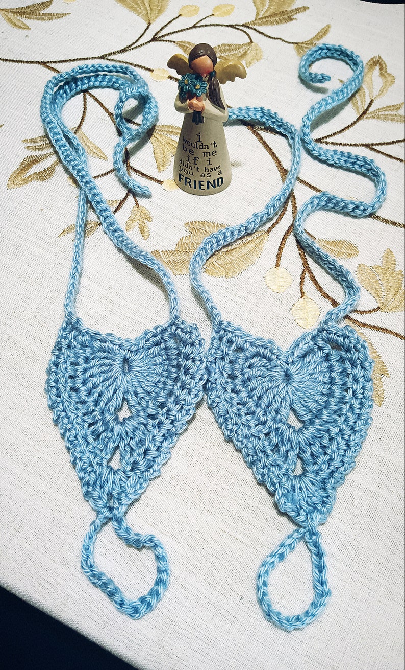 Crochet Barefoot Sandals image 1