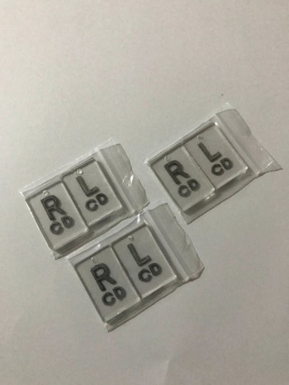XRay Markers 5 Pairs L/R Clear Etsy