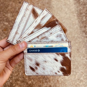 Buy Wholesale China Cowhide Genuine Small Women Designer Custom Logo  Leather Rfid Wallet Keychain Id Credit Card Holder & Card Holder at USD  2.99