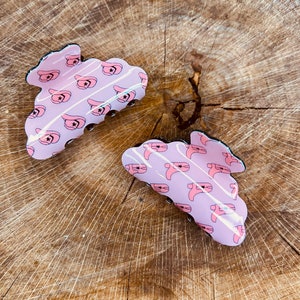 Pink Cowboy Hair Claw