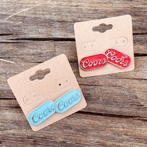 Small Coors Stud Earrings