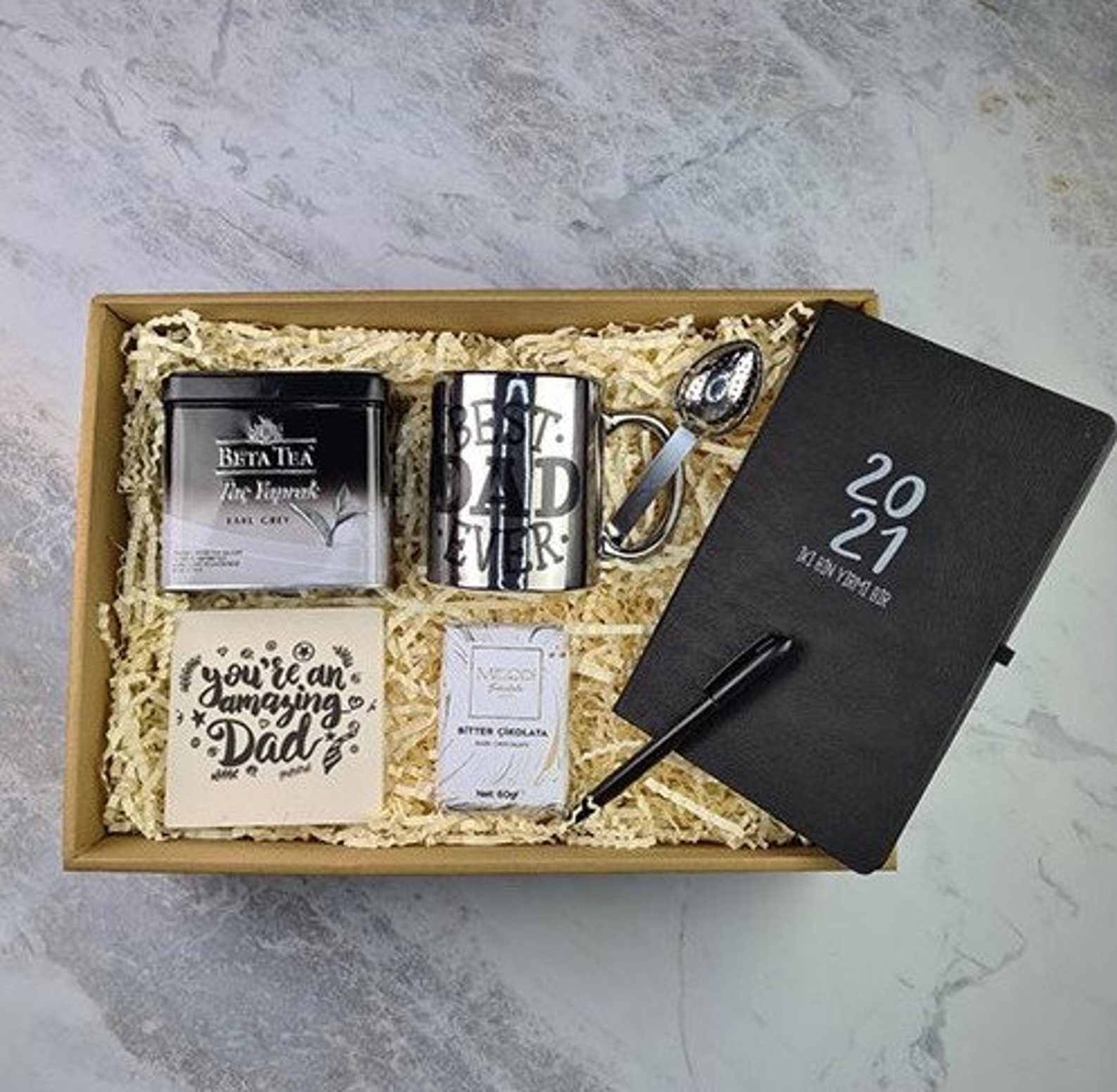 Gift box for Fathers Who Loves Tea Special Concept Gift Set Etsy