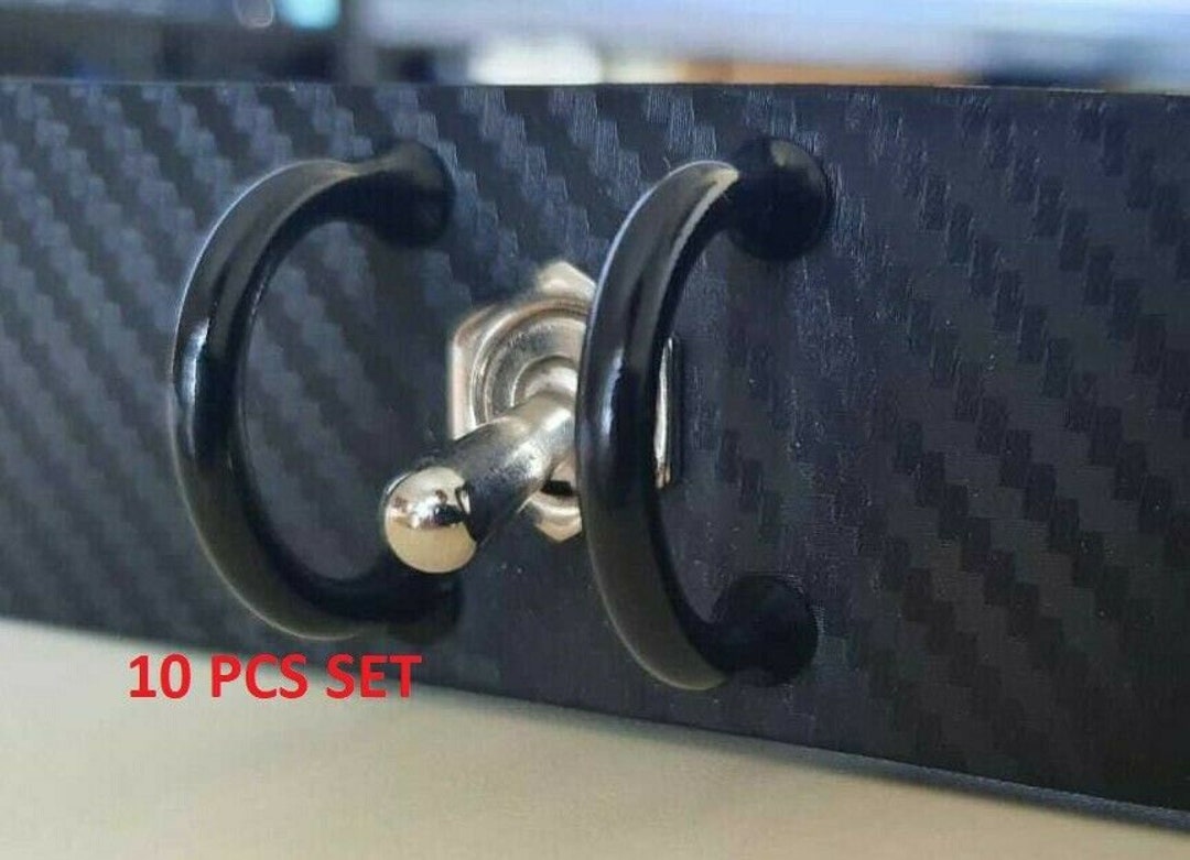 Toggle Switch Guards 10pcs Anodized Black Aluminum Etsy