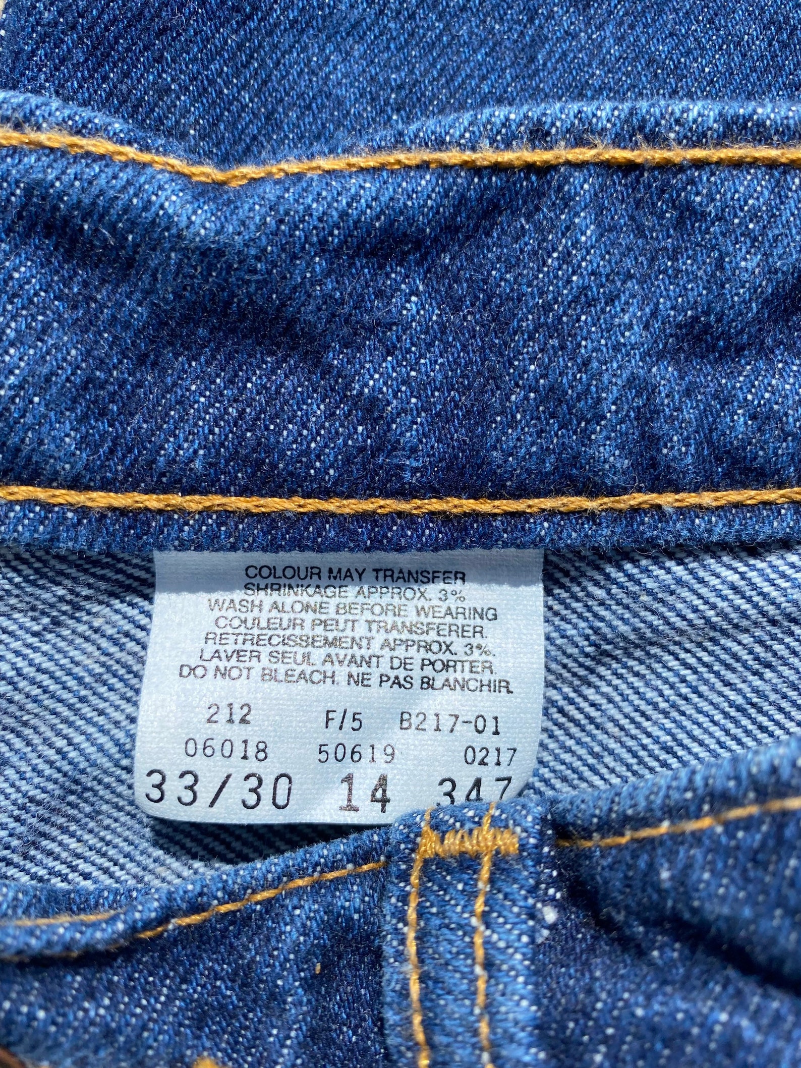 orange tab levis