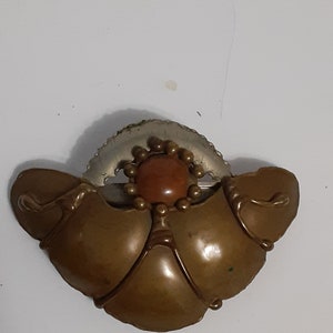Vintage art nouveau style hair barrette