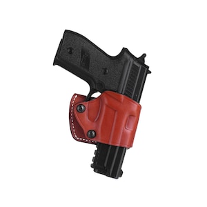 COLT 1911 Premium Leder Holster, Handgemachte YAQUI Stil Holster, Schwarz und Braun