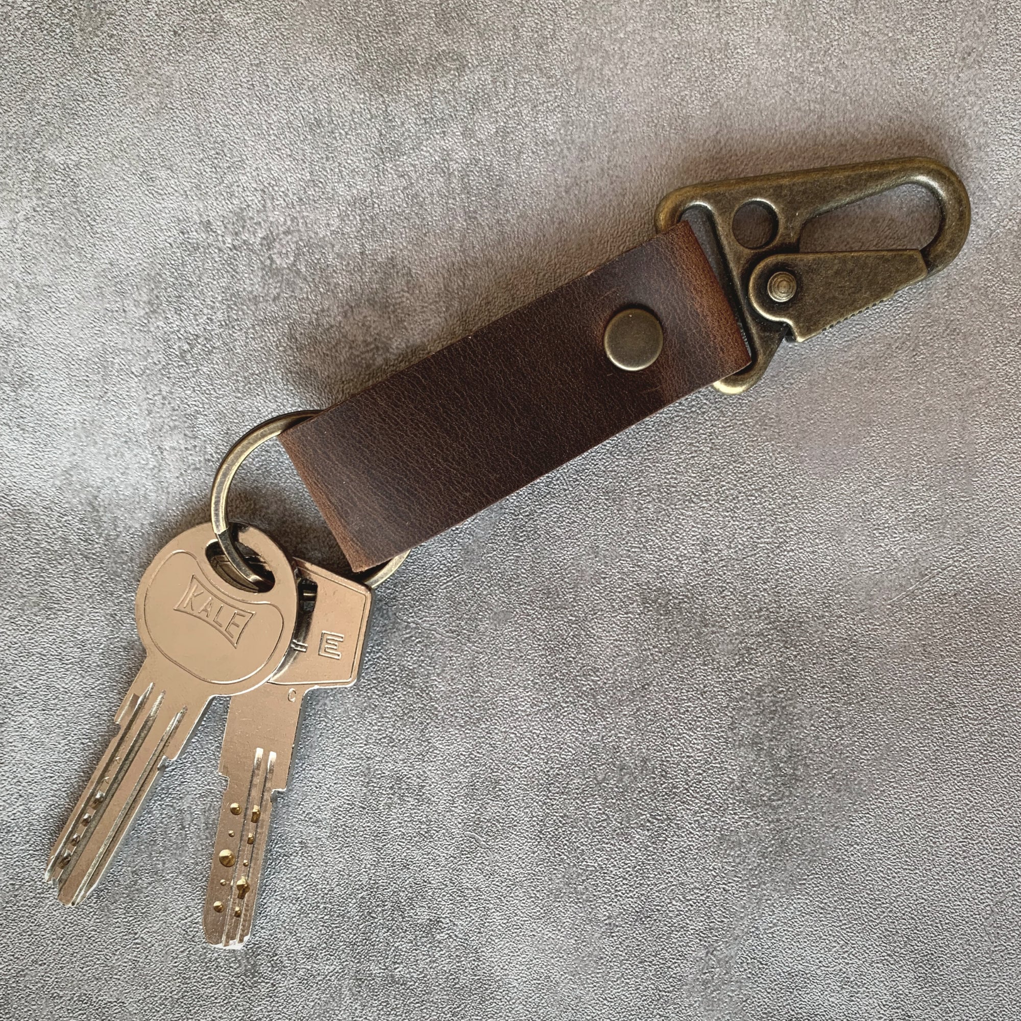 Tactical Gear Clip Key Ring Holder Belt Keeper Carabiner Keychain Hook