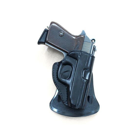 RUGER P85, P89 Premium Leather Holster, Handmade Adjustable Paddle Holster,  Black and Brown - Etsy