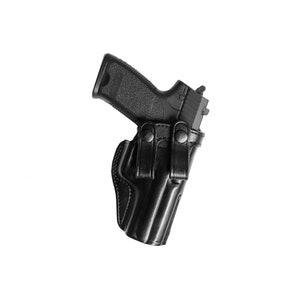 Beretta 92, 96, F92, PF92 Premium Leather Holster, Handmade Inside the Waist Band (IWB) Style Holster, Black and Brown, Right-Left Hand Draw