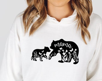 mama bear hoodie plus size