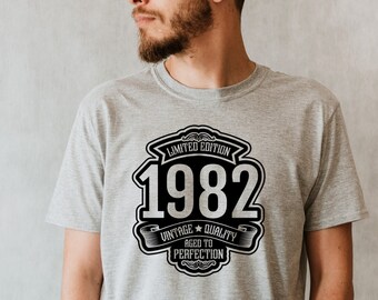 Vintage 1982 Shirt | 40th Birthday Shirt | 1982 Birthday Gift | 40th Birthday Shirt | 40th Shirt | 1982 Shirt Retro Classic Unisex