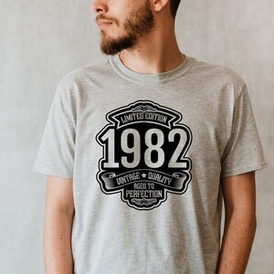 Vintage 1982 Shirt | 40th Birthday Shirt | 1982 Birthday Gift | 40th Birthday Shirt | 40th Shirt | 1982 Shirt Retro Classic Unisex