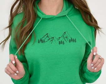 Mountains Hoodie | Nature Hoodie | Adventure Shirt | Climbing Shirt | Outdoor Shirt | Nature Lover Gift | Mountain Sweatshirt