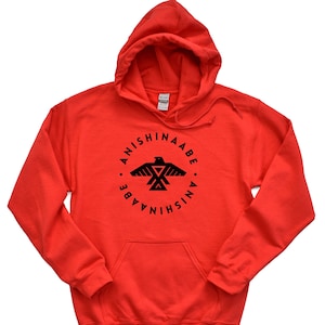 Anishinaabe Hoodie | Indigenous Owned Shop In Canada | Anishinaabe Thunderbird Unisex Hoodie