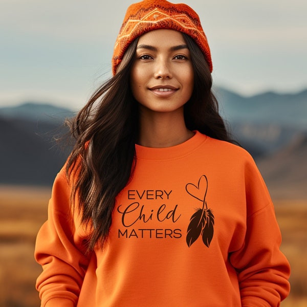 Every Child Matters Sweater, Orange Shirt Day, Indigenous Owned, National Day For Truth and Reconciliation tshirt