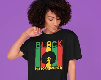 Camiseta de Historia Negra / Mes de la Historia Negra / Camiseta Black Lives Matter / Camiseta La Historia Negra es Fuerte / Camiseta BLM Unisex