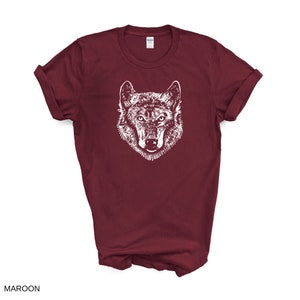 Wolf Shirt | Symbolic Animal Tshirt | wolves Animal Lover | Indigenous Owned Canada First Nations Art Unisex T-shirt | UNISEX FIT