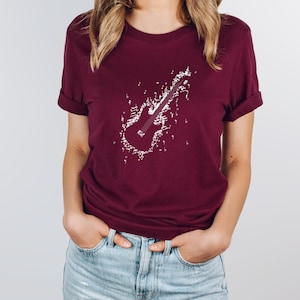 Guitar Shirt Men | Guitar Player T Shirt | Funny Cool Guitar Tshirt | Guitarist Tee | Music Note | Musician Shirt | Gifts For Him