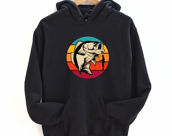 Bass Hoodie | Bass Fishing Sweater | Christmas Gifts For Fishermen | Fisherman Gift