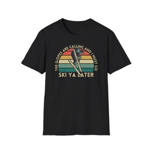 Ski-Shirt | Ski fahren T-Shirt | Geschenk für Skifahrer | Unisex Tshirt