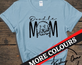 Doodle Mom Shirt | Labradoodle Dog TShirt | Dog Mom Parent Lover | Christmas Gift For Dog Lovers T Shirt