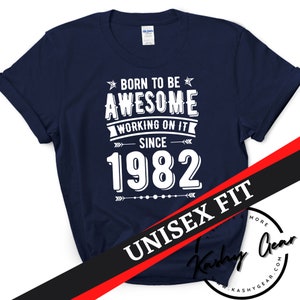 Vintage 1982 Shirt | 40th Birthday Shirt | 1982 Birthday Gift | 40th Birthday Shirt | 40th Shirt | 1982 Shirt Retro Classic Unisex
