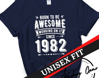 Vintage 1982 Shirt | 40th Birthday Shirt | 1982 Birthday Gift | 40th Birthday Shirt | 40th Shirt | 1982 Shirt Retro Classic Unisex