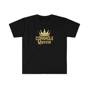 Cornhole Queen Shirt | Cornhole Player | Cornhole Game and Tournament Day Shirt | Bean Bag Toss T Shirt | Cornhole Gift | Corhole Tshirt