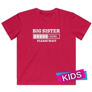 Big Sister T shirt | Cute Kids T shirt | Kidd T Shirts | Kid Tshirt | Kids shirt | Baby Announcement