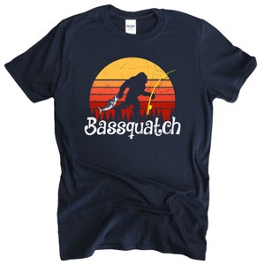 Bass Fishing T shirt | Funny Fishing Shirt | Fishing Graphic Tee | Fisherman Gifts | Present For fisherman | Bassquatch