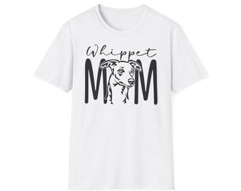 Whippet Mom Shirt | Sighthound Dog TShirt | Dog Mama | Custom Personalized Tee | Gift For Dog Lovers T Shirt