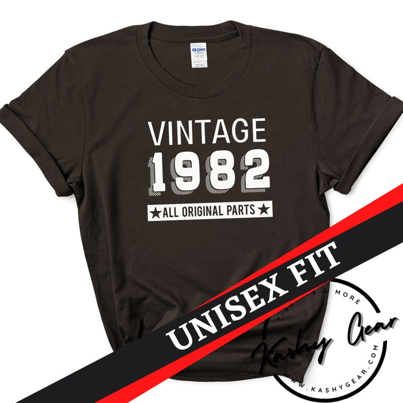 Vintage 1982 Shirt | 40th Birthday Shirt | 1982 Birthday Gift | 40th ...