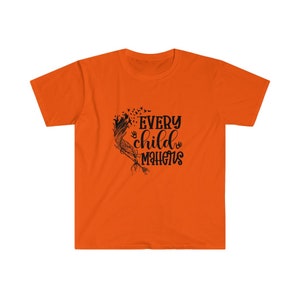Every Child Matters Shirt | Orange Shirt Day | Indigenous Canada | Residential School Protest | Chaque Enfant Compte Unisex T-Shirt