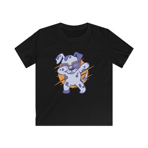 Dabbing Dog Kids Shirt | Graphic Tshirt For Boys and Girls From Toddler To Teen