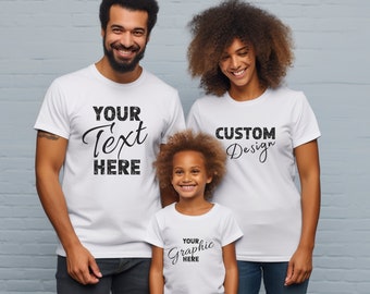 Custom Shirt | Personalized Tshirt Design Text Graphic Logo | Ladies Mens Unisex