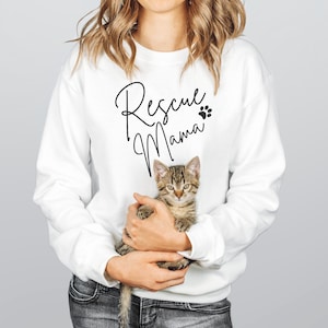 Rescue Mama Sweater | Rescue Mom Sweatshirt | Dog Lover Gift | Fur Mama | Shelter Pet Shirt | Comfy Rescue Mom Shirt | Animal lovers