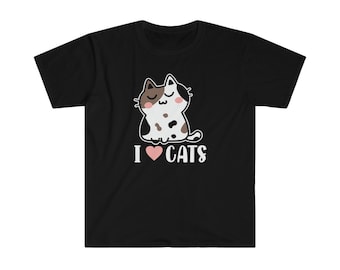 I Love Cats T Shirt | Cat Mom Shirt | Cute Cat Shirt | Funny Cat Mom Gift | Christmas Cat Shirt | Gifts For Cat Lovers | Cat Parent T
